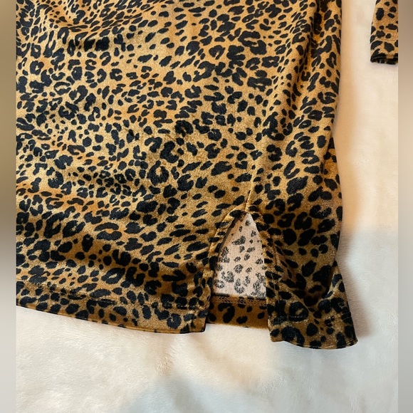 Leopard Print Mini Dress - Picture 3 of 6